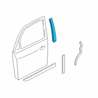 OEM Ford Focus Window Molding Diagram - 1S4Z-5420554-DA