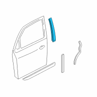 OEM 2005 Ford Focus Window Molding Diagram - 1S4Z-5420554-DA