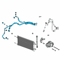 OEM 2017 Chevrolet Cruze Discharge Hose Diagram - 39146819