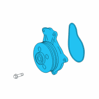 OEM 2019 Lexus NX300h Engine Water Pump Assembly Diagram - 16100-39575