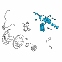 OEM Kia Forte Caliper Kit-Rear Brake Diagram - 58310B0A30