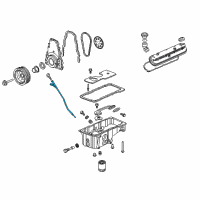 OEM 2007 Buick Rainier Tube Asm-Oil Level Indicator Diagram - 12567172