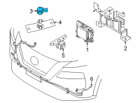 OEM 2021 Nissan Rogue Sensor Assy-Distance Diagram - 28437-00Q0F