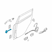OEM 2010 Kia Soul Checker Assembly-Rear Door Diagram - 794802K000