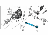 OEM Jeep Grand Cherokee L Shaft-Drive Diagram - 68380042AB