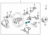 OEM 2022 Buick Envision Module Diagram - 84852074