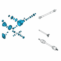 OEM Infiniti Final Drive Assy-Front Diagram - 38500-AR49A