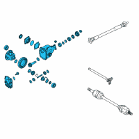 OEM Infiniti Q60 Final Drive Assy-Front Diagram - 38500-AR61A
