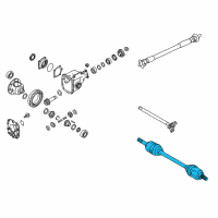 OEM Infiniti Q50 Shaft Assy-Front Drive, RH Diagram - 39100-4HK1A