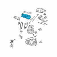 OEM Ford Explorer Manifold Diagram - FOTZ-9424-AB