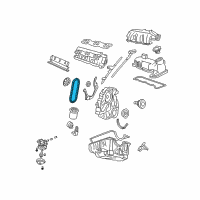 OEM 1996 Ford Explorer Timing Chain Diagram - F5TZ-6268-A