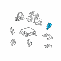 OEM 2021 Toyota RAV4 Side Sensor Diagram - 8983A-06011