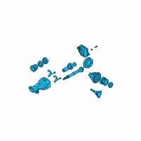 OEM 2005 Nissan 350Z Final Drive Assembly Diagram - 38301-0C422