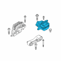 OEM 2020 BMW 228i xDrive Gran Coupe Gearbox Mount Diagram - 22-31-6-853-449