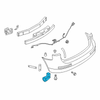 OEM Infiniti EX37 Sonar Sensor Assembly Diagram - 25994-1UX0E