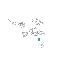 OEM Ford Focus Cylinder & Keys Diagram - 5S4Z-11582-BB