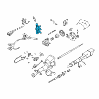 OEM GMC K1500 Suburban Lock Module Diagram - 26036474