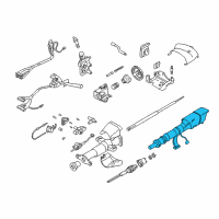 OEM 1997 Chevrolet S10 Column Asm, Steering Diagram - 26061555