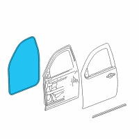 OEM Cadillac Surround Weatherstrip Diagram - 22766410