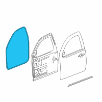 OEM 2007 Chevrolet Suburban 1500 Surround Weatherstrip Diagram - 22766410