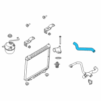 OEM 2003 Ford E-250 Upper Hose Diagram - AC2Z-8260-A