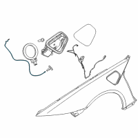 OEM 2020 BMW i8 Emergency Mechanism Pulling Strip Diagram - 51-25-7-297-008