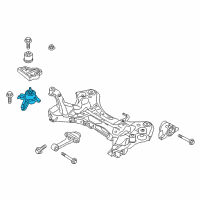 OEM Kia Cadenza Engine Mounting Bracket Assembly Diagram - 21810F6800