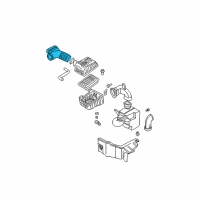 OEM 2003 Hyundai Elantra Hose-Air Intake Diagram - 28138-2D001