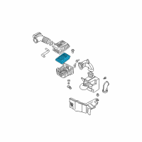 OEM 2006 Hyundai Elantra Air Cleaner Filter Diagram - 28113-2D000