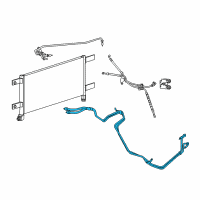 OEM Ram Tube-Oil Cooler Pressure And Ret Diagram - 68230431AC