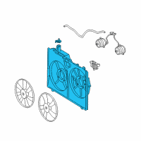 OEM 2009 Toyota Sienna Shroud Diagram - 16711-0P120