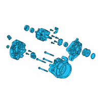 OEM 2016 Honda Civic Air Conditioner Generator Assembly Diagram - 31100-5BA-A51