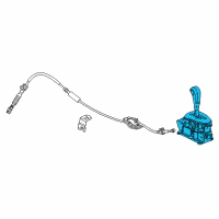 OEM Chevrolet Spark Gear Shift Assembly Diagram - 42607537