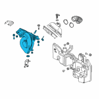 OEM Honda Case Set, Air Cleaner Diagram - 17201-5PH-A00