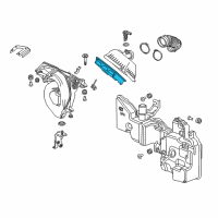 OEM Honda CR-V Element Assembly, Air Cleaner Diagram - 17220-5PH-A00