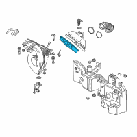 OEM 2017 Honda CR-V Element Assembly, Air Cleaner Diagram - 17220-5PH-A00