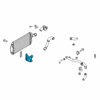 OEM 2015 Ford Police Interceptor Sedan Duct Assembly Diagram - AA5Z-9M434-A