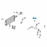 OEM 2019 Lincoln MKT Lower Duct Diagram - BA5Z-6C646-B