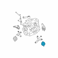 OEM 2006 Buick Lucerne Front Mount Diagram - 15910501