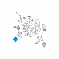 OEM 2008 Buick Lucerne Rear Mount Diagram - 15863998