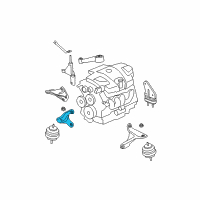 OEM 2007 Buick Lucerne Bracket-Engine Rear Mount Diagram - 15910556