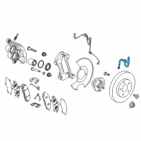 OEM 2020 Cadillac XT5 Brake Hose Diagram - 84621217