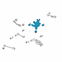 OEM Hyundai Carrier Assembly-Rear Axle, RH Diagram - 52720-2M000