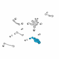 OEM Hyundai Genesis Coupe Arm Complete-Rear Lower, LH Diagram - 55210-2M101