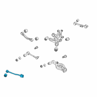 OEM 2013 Hyundai Genesis Coupe Arm Assembly-Rear Trailing Arm, LH Diagram - 55270-2M101