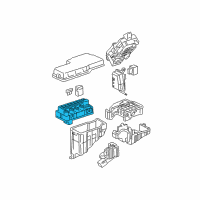 OEM Toyota Camry Fuse Box Diagram - 82720-06041