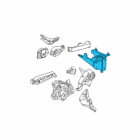 OEM 2002 Dodge Neon Support-Engine Mount Diagram - 4668526AE