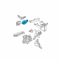 OEM 2010 Chrysler PT Cruiser Bracket-Torque Reaction Diagram - 5085121AC