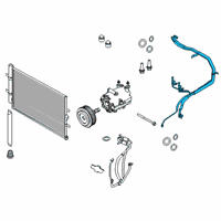 OEM 2016 Ford Transit-150 Suction & Discharge Hose Assembly Diagram - BK3Z-19A834-AG