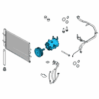 OEM 2015 Ford Transit-350 HD Compressor Diagram - BK3Z-19703-D